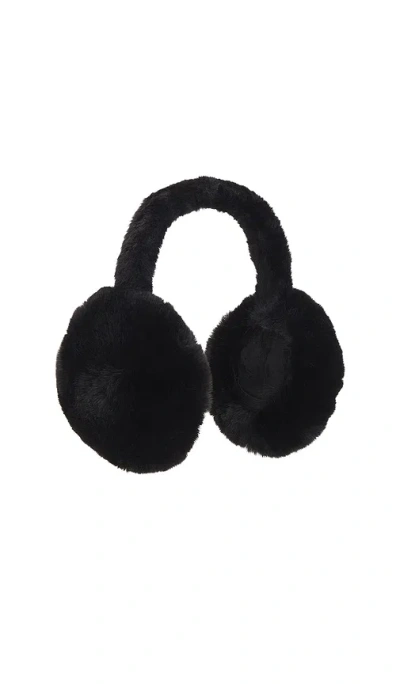 Hat Attack Faux Fur Earmuff In Black