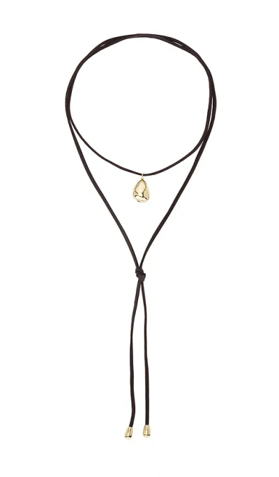 Eliou Nitta Wrap Necklace In Black