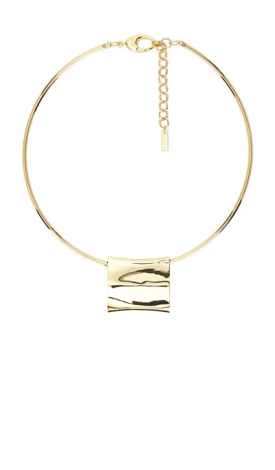 Eliou Carre Necklace In Gold