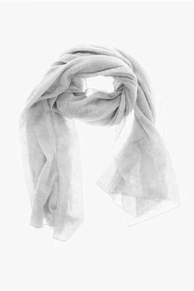 Malo Pure Cashmere Scarf In Gray