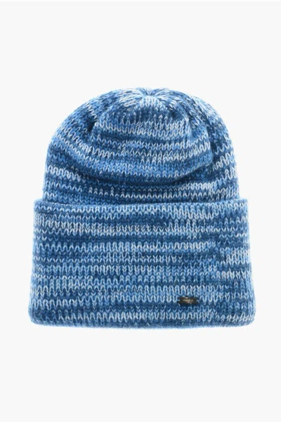 Malo Pure Cashmere Beanie In Blue