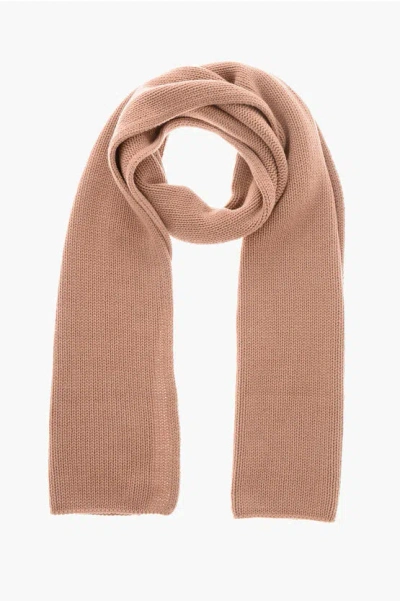 Malo Pure Cashmere Scarf In Brown