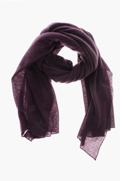 Malo Cashmere Blend Scarf In Purple