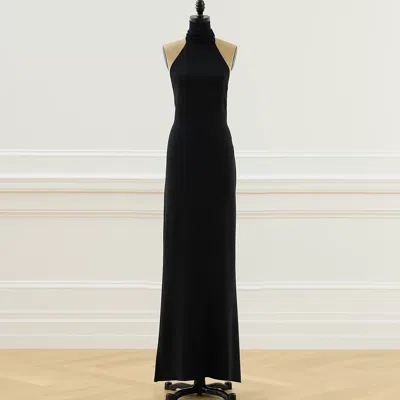 Ralph Lauren 2004 Pierpont Evening Dress In Black