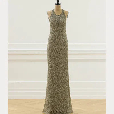 Ralph Lauren 2018 Grayden Evening Dress In Gold