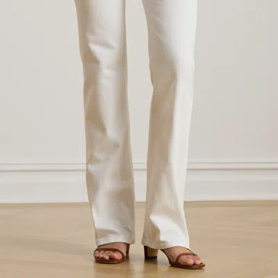 Lauren Petite Ralph Lauren High-rise Straight Jean In White