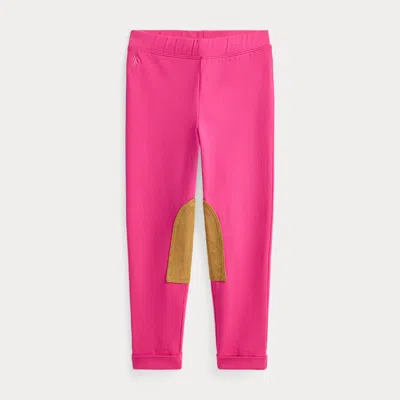 Polo Ralph Lauren Ralph Lauren Equestrian-inspired Jersey Legging In Pink