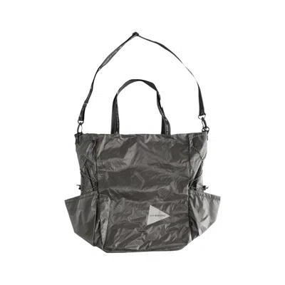 Pre-owned And Wander Sil Tote Bag 'grey' | Men's Size Onesize In Gray