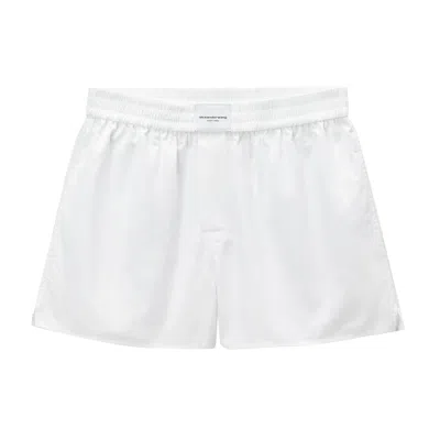 Pre-owned Alexander Wang Classic Boxer Short 'white' | Women's Size Xxs