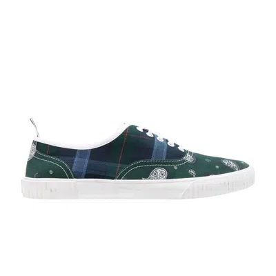 Pre-owned Thom Browne Heritage Trainer 'paisley' | Green | Men's Size 8