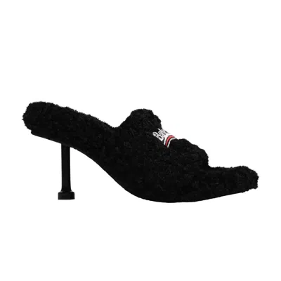 Pre-owned Balenciaga Wmns Furry Sandal 'black' | Women's Size 36