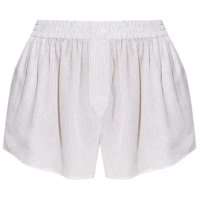 Pre-owned Alexander Wang Slash Pocket Boxer Short 'white/black' | Women's Size M