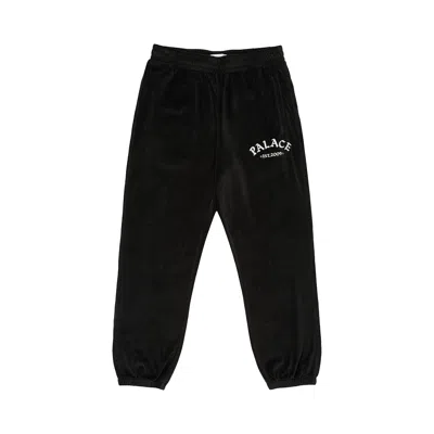 Pre-owned Palace Galore Velour Joggers 'black' | Men's Size L