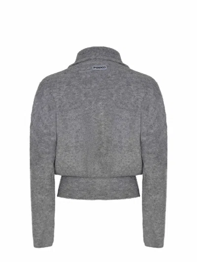 Pinko "dark Lady" Jacket In Gray