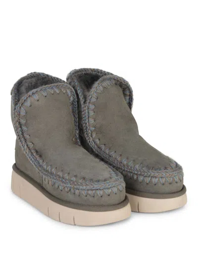 Mou "eskimo Bounce18" Ankle Boots In Green