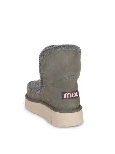 Mou "eskimo Bounce18" Ankle Boots In Green