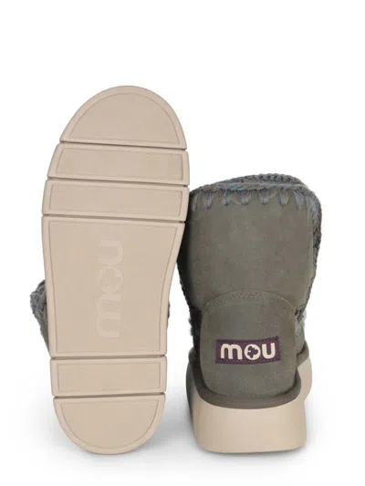 Mou "eskimo Bounce18" Ankle Boots In Green