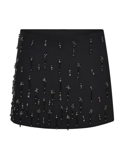 Pinko Memory Mini Skirt In Black