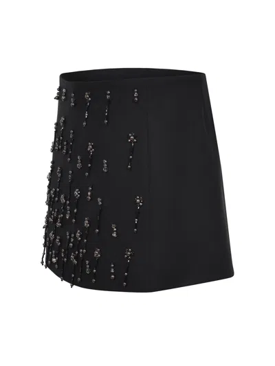 Pinko Memory Mini Skirt In Black