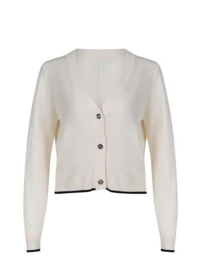 Pinko "stromboli" Cardigan In Neutral