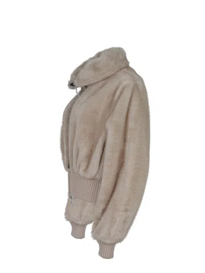 Pinko "bagels" Jacket In Brown