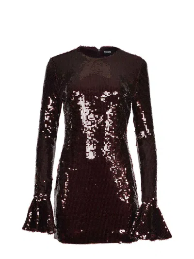 Rotate Birger Christensen Dresses In Burgundy