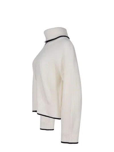 Pinko "folegandros" Sweater In Neutral