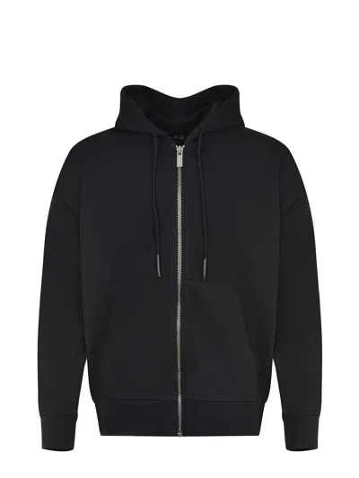 44 Label Group Cotton Sweatshirt With Logo In Black