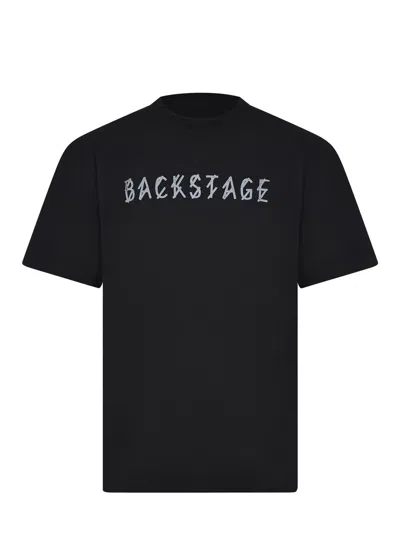 44 Label Group Men Cotton T-shirt With Logo In Black