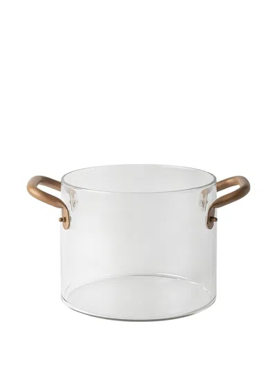 Knindustrie X Massimo Castagna The Glass Pot (24cm) In Transparent