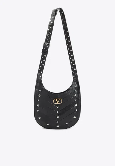 Valentino Garavani Small Shoulder Bag In Black
