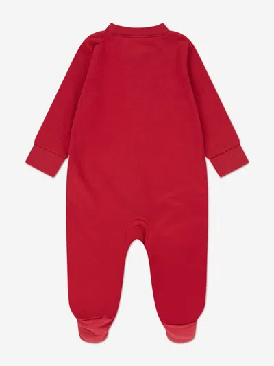 Jordan Baby Jumpman Coverall In Red