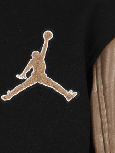 Jordan Kids Varsity Jacket In Brown