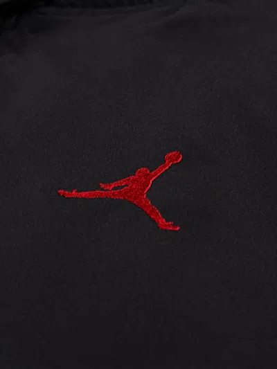 Jordan Kids Big Logo Hooded Bomber Jacket In Black