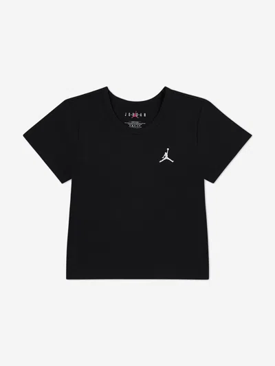 Jordan Girls Brooklyn Essential T-shirt In Black