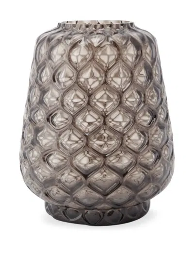 Xlboom Kuro Prism Glass Vase In Gray