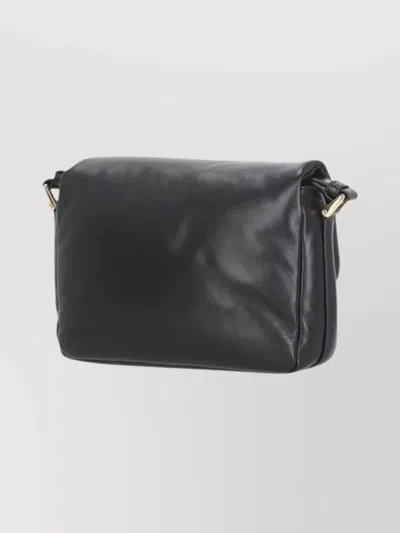 Apc Rectangular Shoulder Bag Gold-tone Hardware In Black