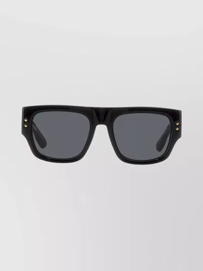 Gucci Modern Square Frame Sunglasses With Dark Lenses In Black