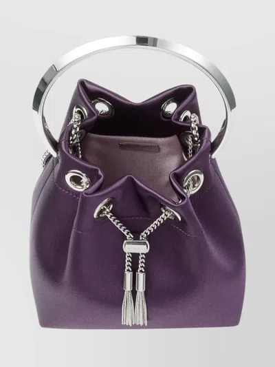 Jimmy Choo Golden Goose Tailored Pants In Virgin Wool In Purple