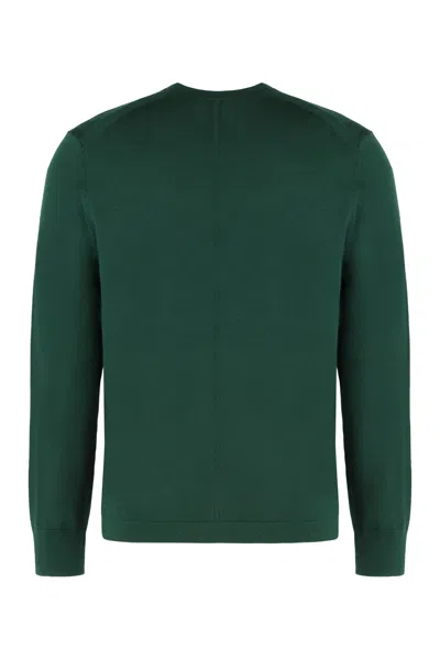 Calvin Klein Sweater With Round Neck In Wool In Gray