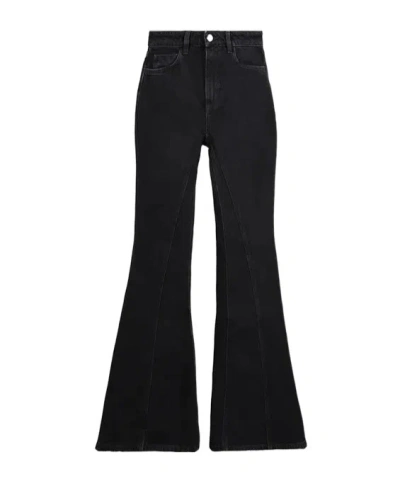 Icon Denim Jeans With Belt Loops In Black