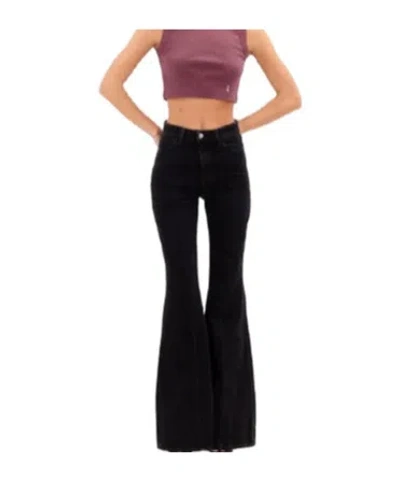 Icon Denim Jeans With Belt Loops In Black