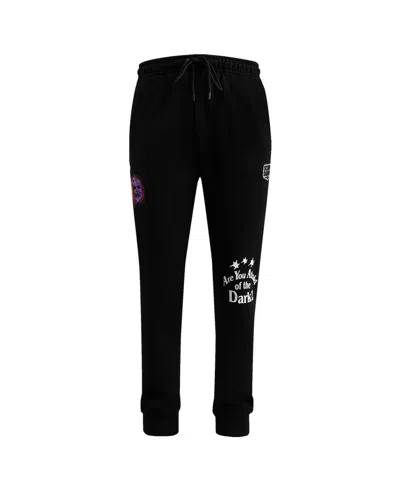 Freeze Max Men's Black Are You Afraid Of The Dark Keep It Creepy Joggers In Black