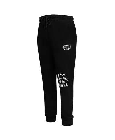 Freeze Max Men's Black Are You Afraid Of The Dark Keep It Creepy Joggers In Black