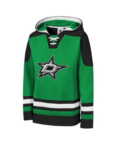 Outerstuff Big Boys And Girls Kelly Green Dallas Stars Must Have Home V-neck Pullover Hoodie In Green