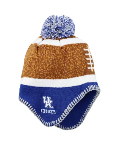 Fanatics Toddler Brown Kentucky Wildcats Football Head Knit With Pom Hat In Brown
