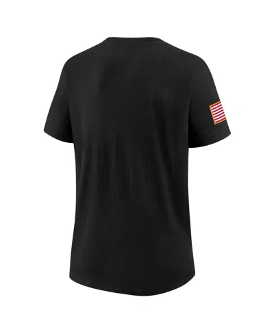 Nike Women's Black Florida State Seminoles 2025 Military Appreciation Dri-fit T-shirt In Black