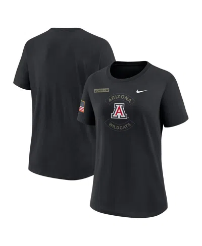 Nike Arizona Military Appreciation  Women's Dri-fit College T-shirt In Black