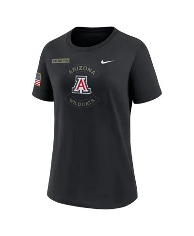 Nike Arizona Military Appreciation  Women's Dri-fit College T-shirt In Black