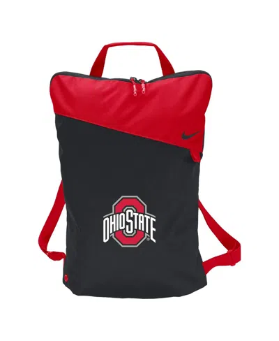 Nike Ohio State Buckeyes Utility Gym Sack Bag In Black